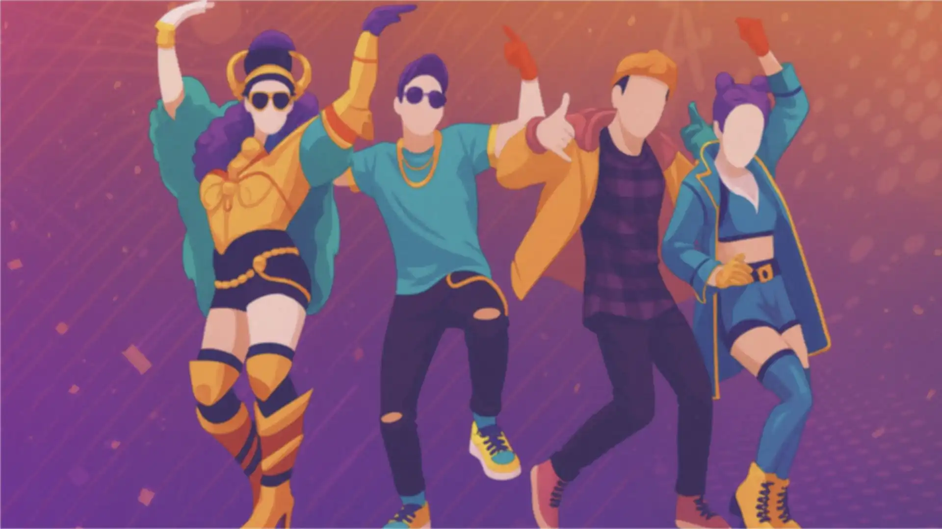 Background for DANCE ROOM attraction at TomorrowLand Krakow